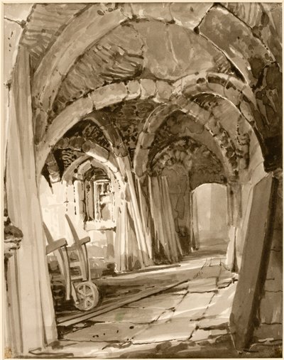 قباب تحت كنيسة القديس توما أبكيت ، نيوكاسل على تاين بواسطة توماس مايلز ريتشاردسون